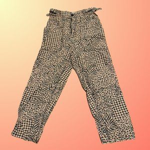 AMUSE Animal Print Cargo Pants